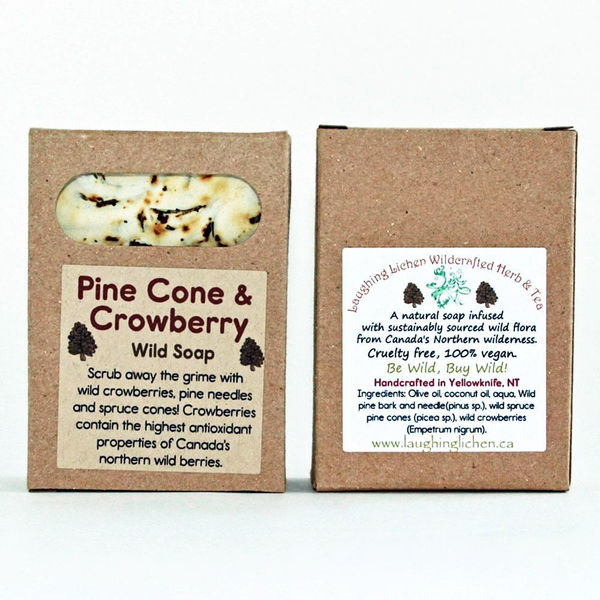 Laughing Lichen Pine Cone & Crowberry Soap
