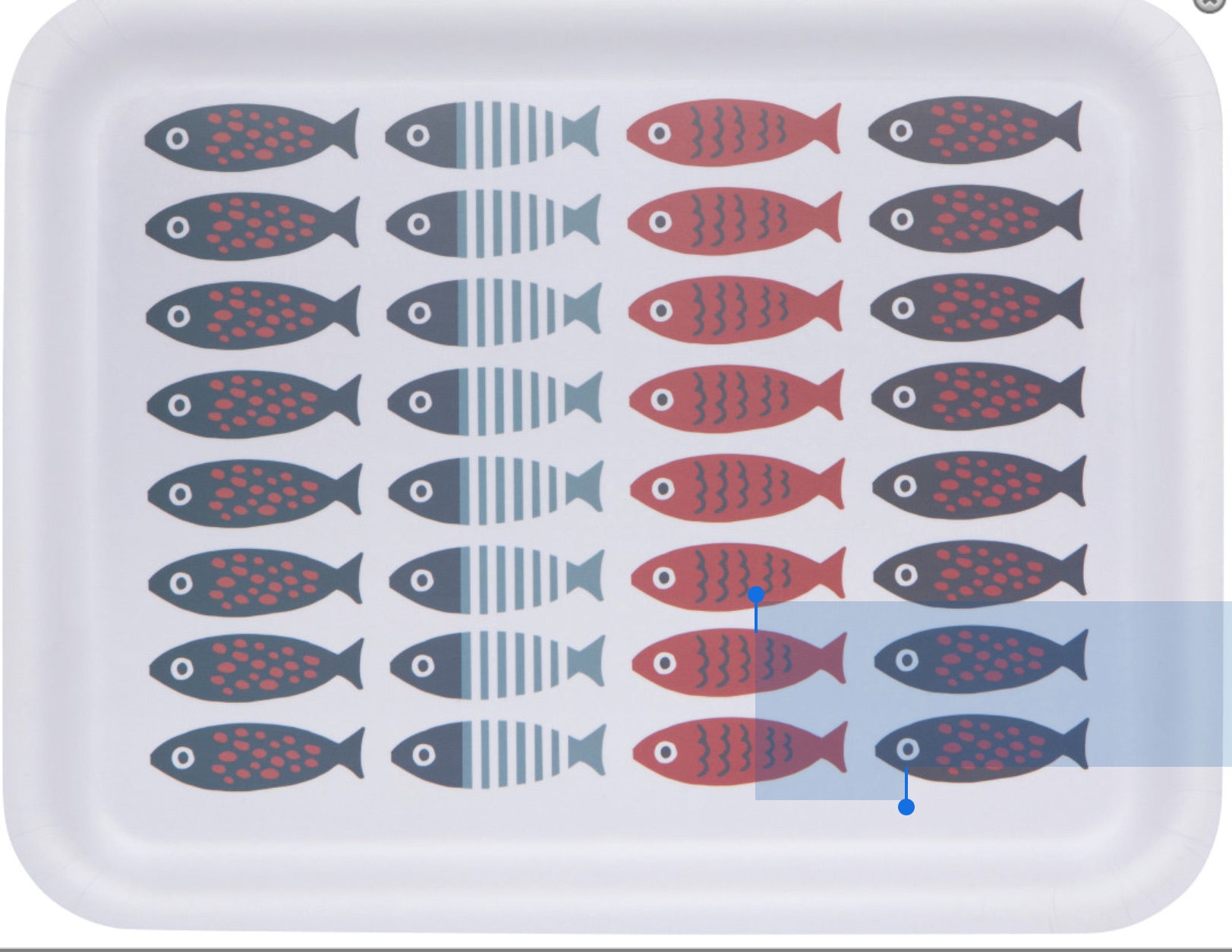 Little Fish 14” Rectangular Tray