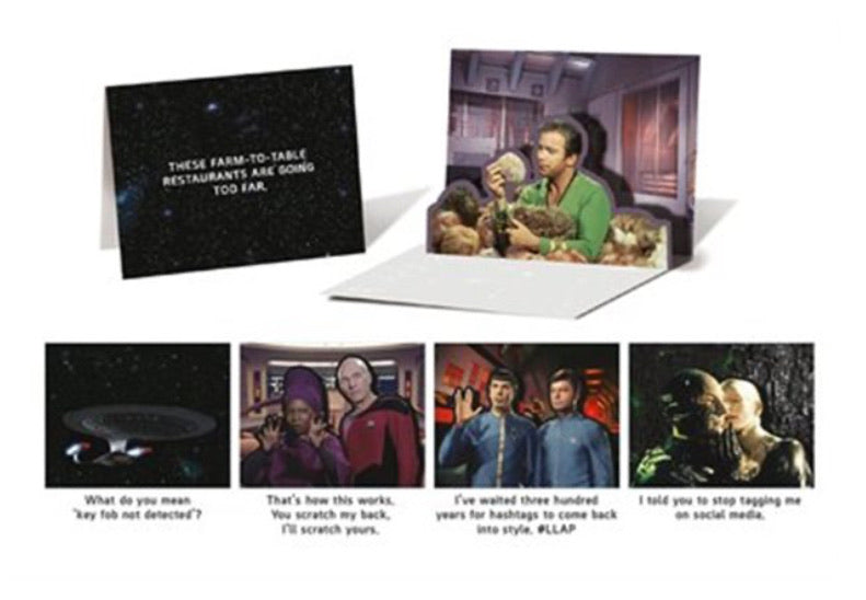 Star Trek Pop Up Note Cards