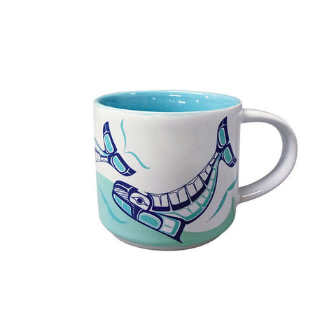 Humpback Whale Ceramic Mug First Nations Design