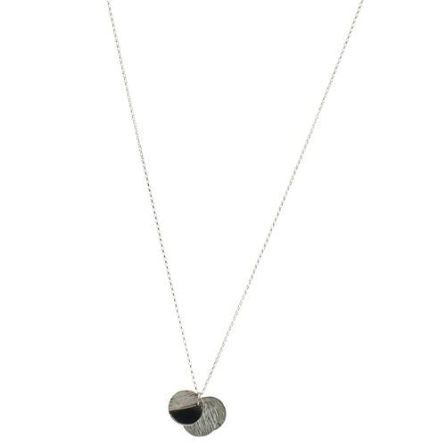 Zoey Triple Circle Necklace- Sterling Silver