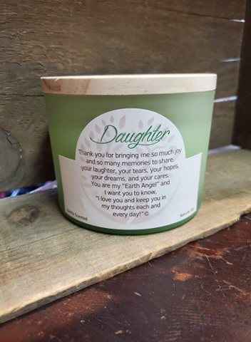 Earth Angels "Daughter Vanilla 2-Wick Candle"