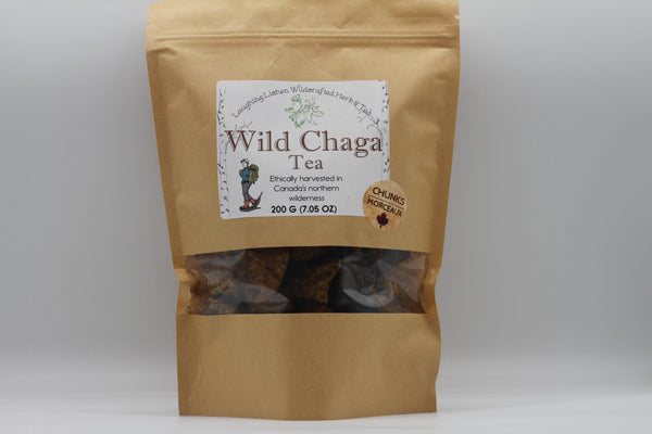 Laughing Lichen Wild Chaga Chunks Tea 100g