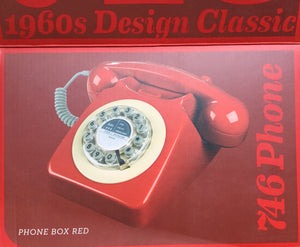 Retro 746 Landline Telephone - Red