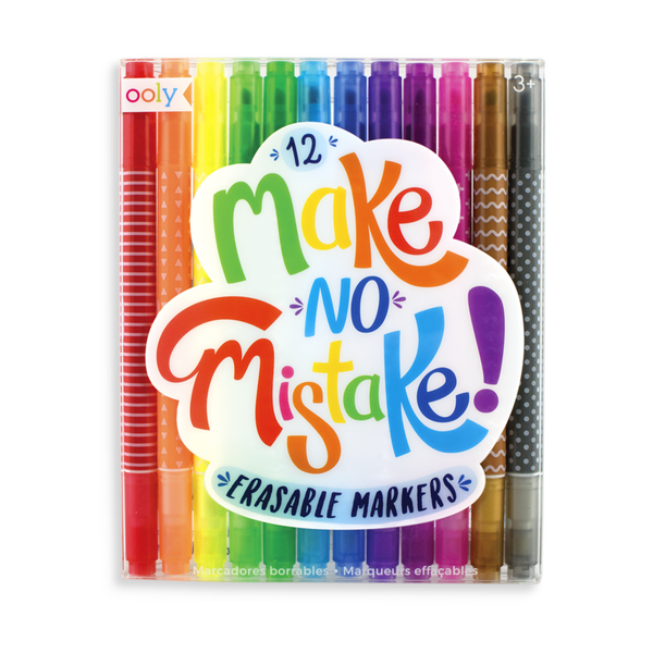 OOLY- Make No Mistakes! Erasable Markers
