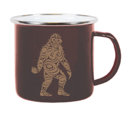 Sasquatch Enamel First Nations Design Mug