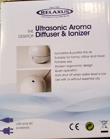 The Desktop Ultrasonic Aroma Diffuser & Lonizer