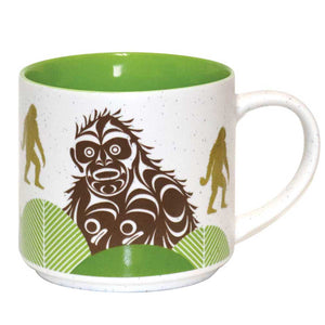 Native Design Sasquatch Ceramic Mug