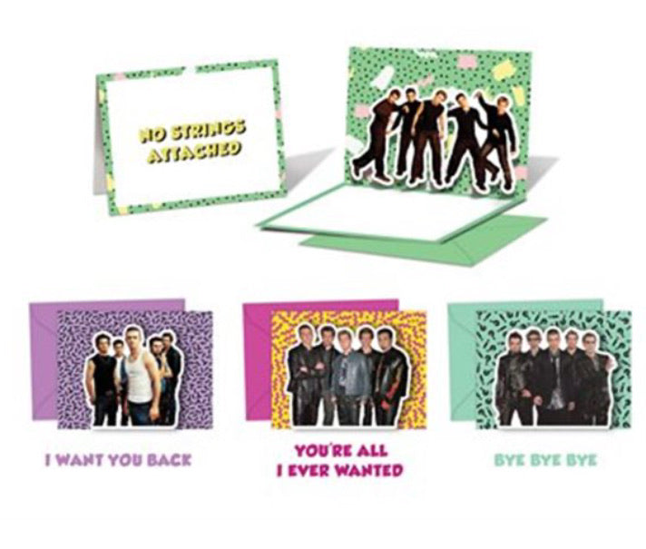 NSYNC Pop Up Note Cards