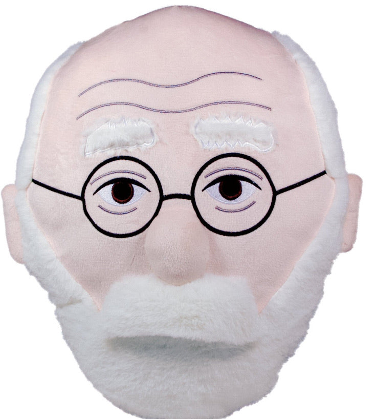 Freud Stuffed Portrait Pillow