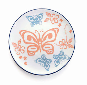 Butterfly First Nations design Art Plate