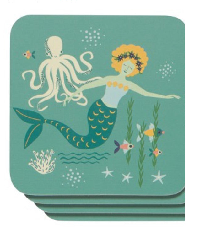 Mermaid Coasters Set/4