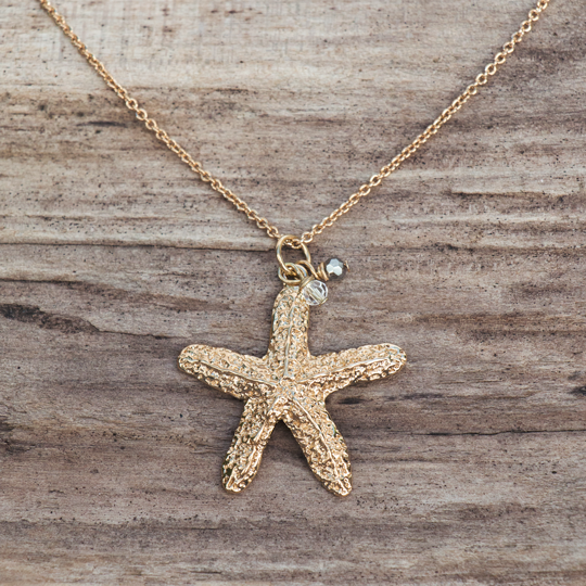 Botanical Beach Starfish Necklace