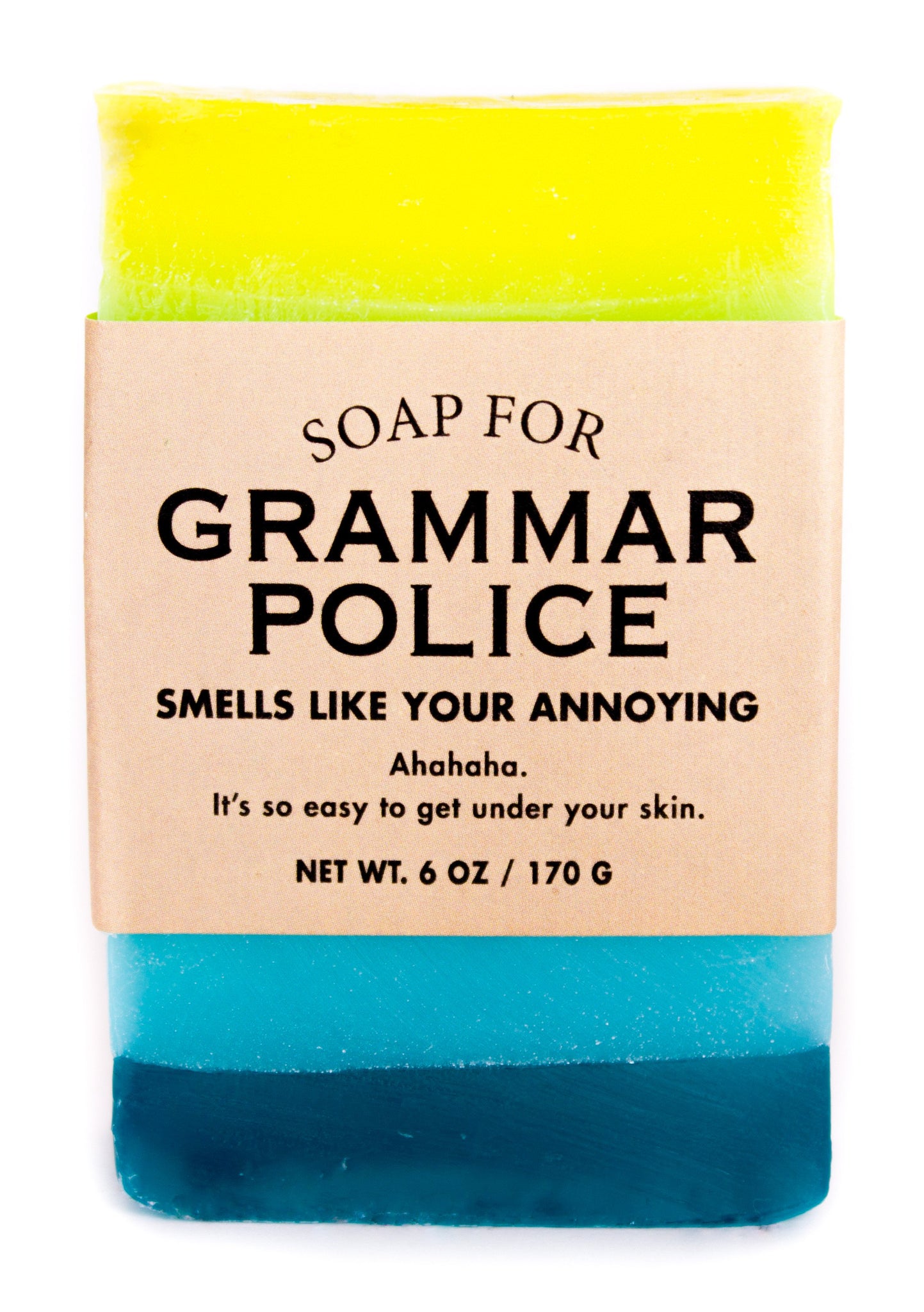 SOAP FOR THE GRAMMAR POLICE