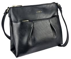 ESPE Sure Black Crossbody Handbag