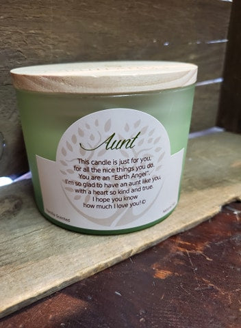 Earth Angels "Aunt Vanilla 2-Wick Candle"