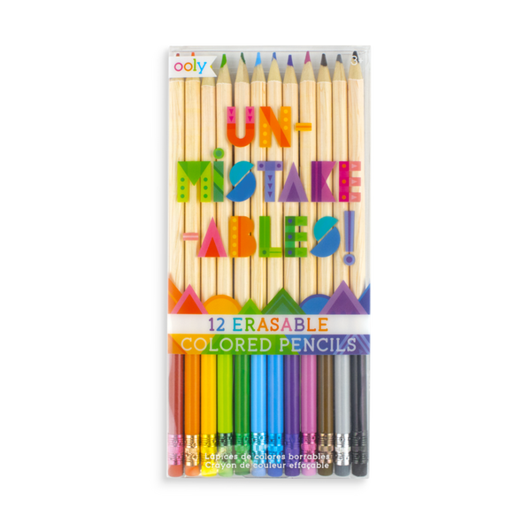 OOLY- Unmistakeables! Erasable Colored Pencils