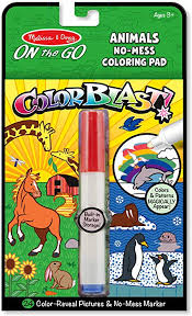 Colour Blast! - Animals No-Mess Colouring Pad